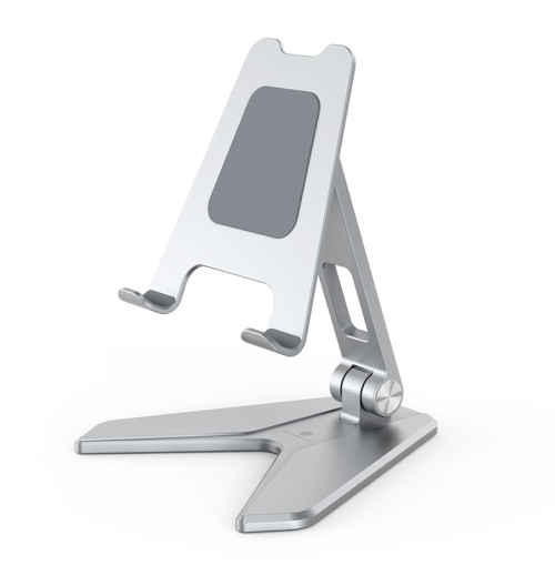 Boneruy P10 Aluminum Alloy Mobile Phone Tablet PC Stand,Style: Tablet Silver
