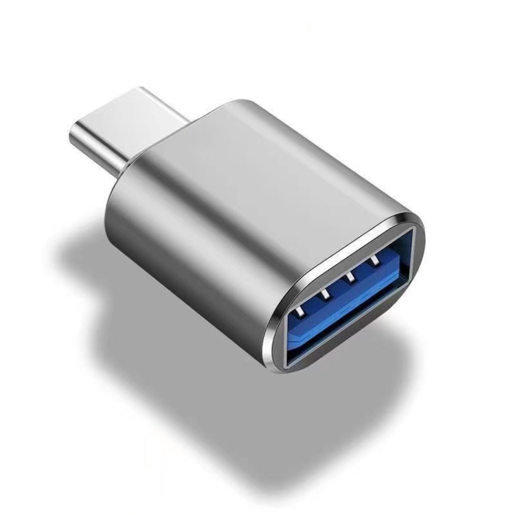 

10 PCS USB 3.0 Female to USB-C / Type-C Male OTG Adapter(Grey)
