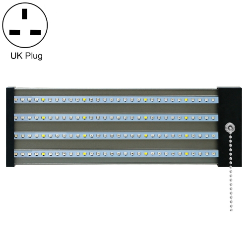 

LED Growth Lamp Full Spectrum Plant Light Tube, Style: Large Four Rows 30cm(UK Plug)