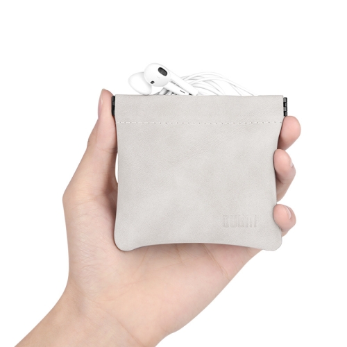 

2 PCS BUBM TKB Earphones Storage Bag, Specification: Large(Light Grey)