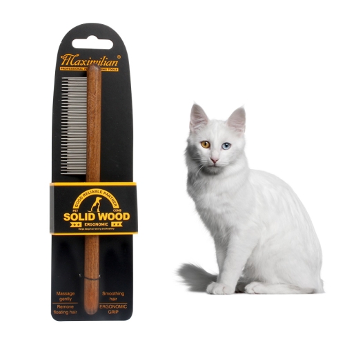 

Pet Comb For Cats And Dogs Remove Floating Hair Solid Wood Comb(D)