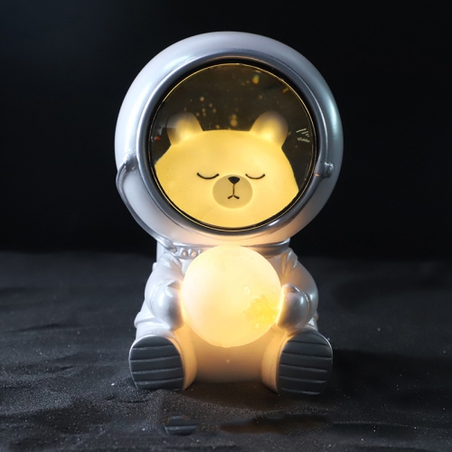 

W1153 Resin Planet Night Light Home Decorations, Style: Bear Astronaut