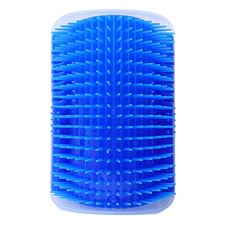 

4 PCS Pet Cat Corner Rub Hair Massage Brush(Blue)