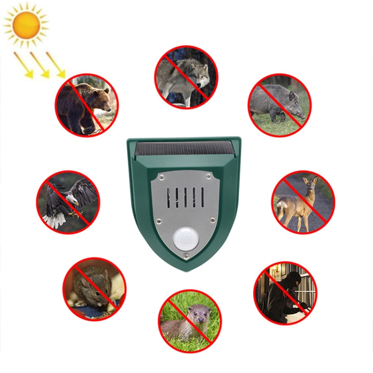 

N911M Solar Rouse Alarm Lamp Infrared Induction Animal Drive