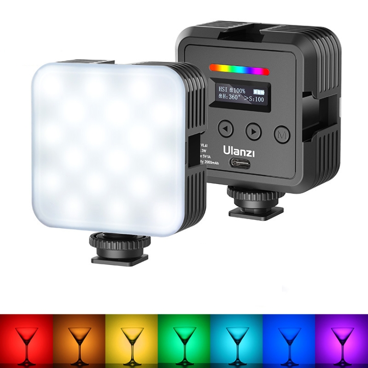 

Ulanzi VL61 3W 2500K-8500K RGB Portable Pocket Full Color Fill Light
