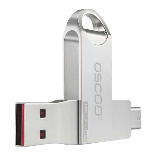 

OSCOO CU-002U USB3.0 + TYPE-C Dual Interface Mobile Phone U Disk, Capacity: 64GB