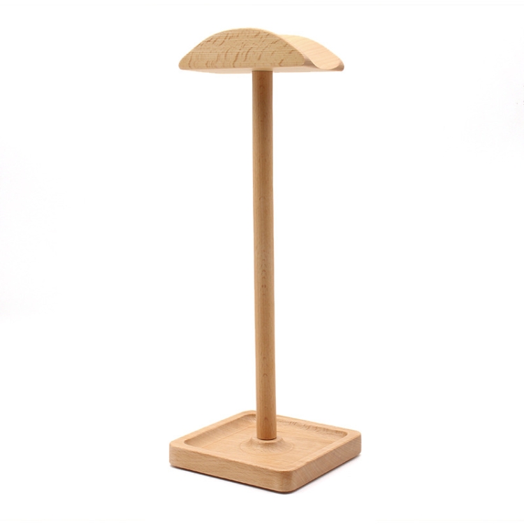 

AM-EJZJ001 Desktop Solid Wood Headset Display Stand, Style: E