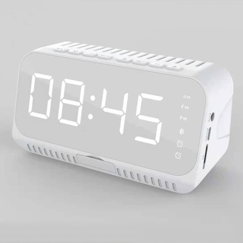 

NW-A20 Mini Alarm Clock HIFI Wireless Bluetooth Speaker(White)