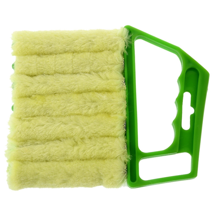 Microfiber Blind Dust Removal Cleaning Brush, Size: 16x13.5cm(Green)