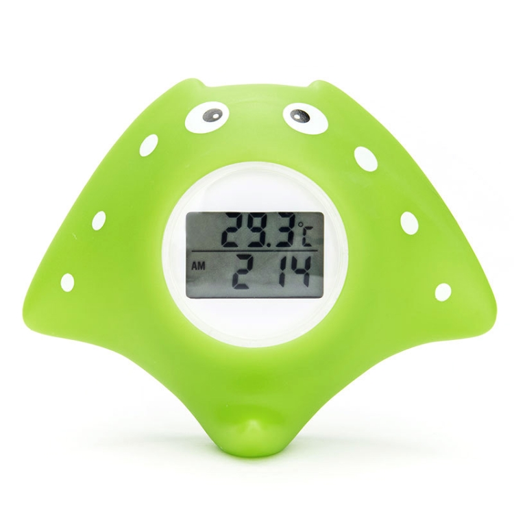 

MTY-818 Cartoon Devil Fish Children Electronic Water Thermometer(Green)
