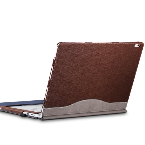 

PU Leather Laptop Protective Sleeve For Microsoft Surface Book 2 15 inches(Brown)