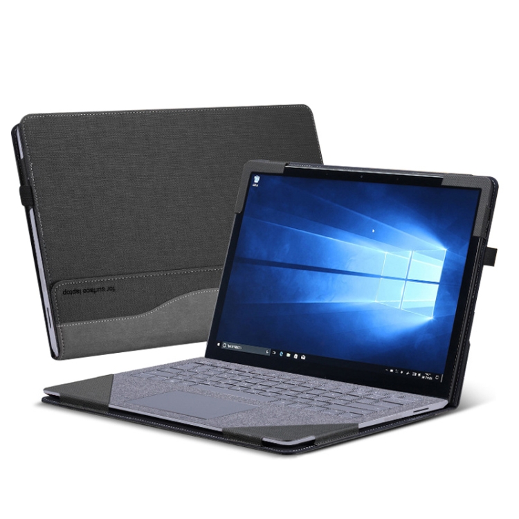 13.5 Inch Multifunctional PU Leather Laptop Sleeve For Microsoft