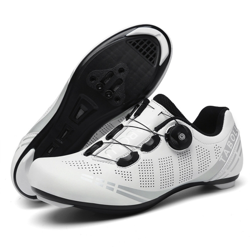 

T27 Cycling Breathable Power-Assisted Mountain Bicycle Shoes, Size: 40(Highway-White)