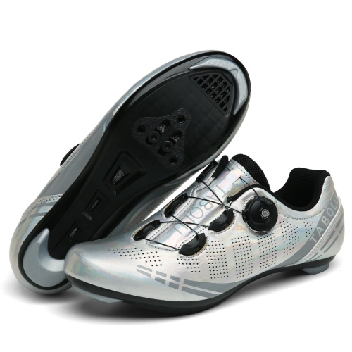 

T27 Cycling Breathable Power-Assisted Mountain Bicycle Shoes, Size: 40(Highway-Silver)