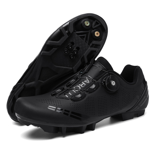 

T27 Cycling Breathable Power-Assisted Mountain Bicycle Shoes, Size: 41(Mountain-Black)