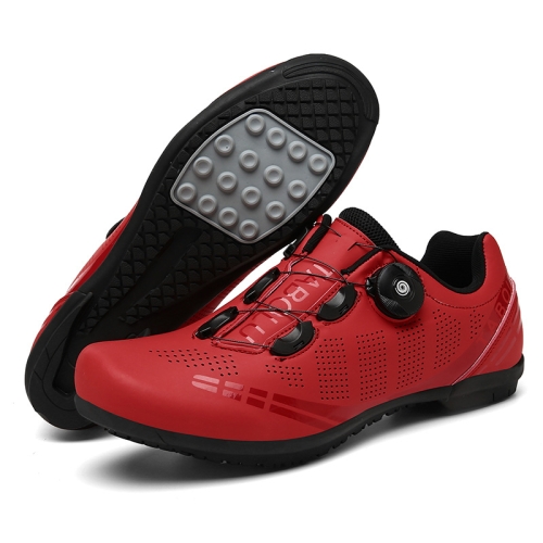 

T27 Cycling Breathable Power-Assisted Mountain Bicycle Shoes, Size: 41(Rubber-Red)