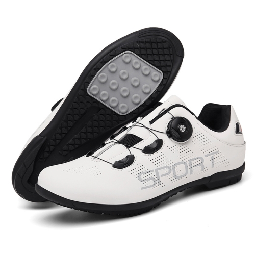 

L90 Outdoor Bicycle Riding Assistance Shoes, Size: 47(Rubber-White)