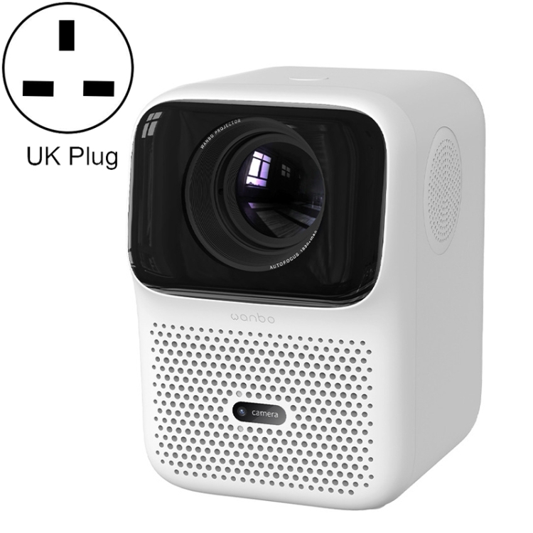 

Wanbo T4 Max 1080P Auto-Focus Intelligent Voice Projector Wifi Home HD Mini Projector(UK Plug)