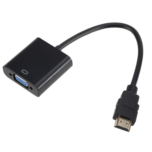 

ZHQ007 HD 1080P HDMI to VGA Converter(Black)