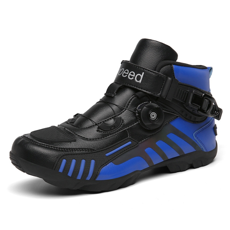

2006 Outdoor Cross-Country Motorcycle Riding Short Boots, Size: 37(Blue)
