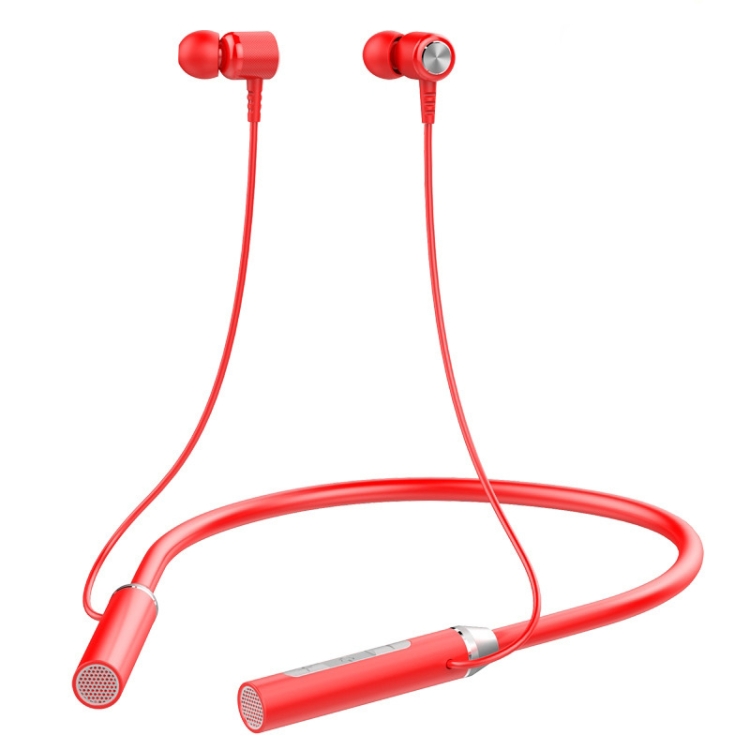

BT-63 Wireless Bluetooth Neck-mounted Magnetic Headphone(Red)