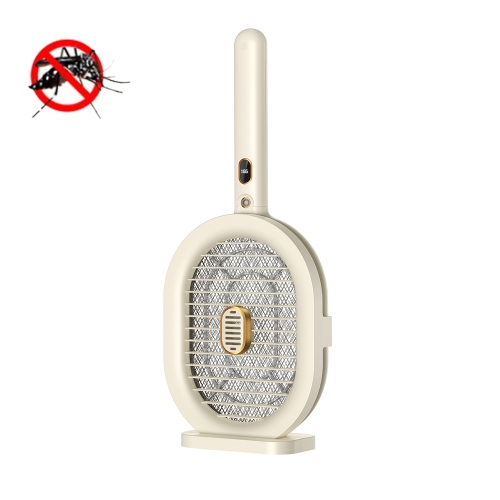 

ZH228 2 in 1 Electric Shock Mosquito Killer Mosquito Swatter, Style: With Big Base(White)