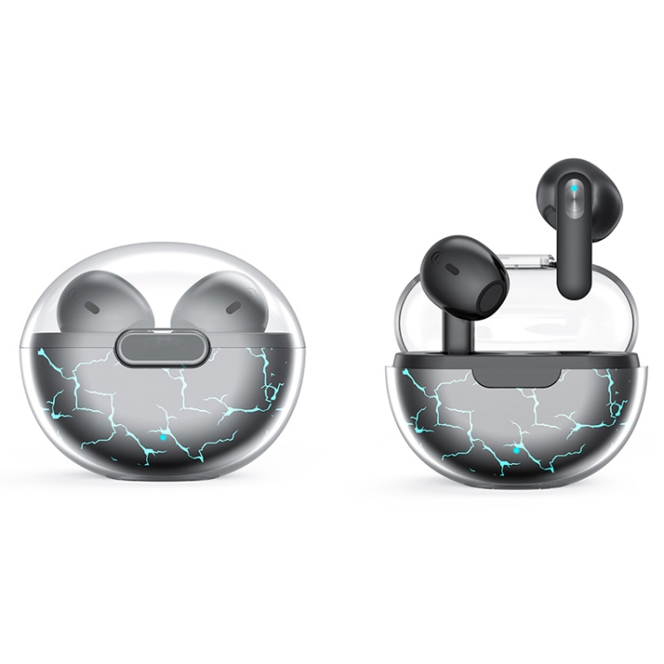 

JYP-LR23 TWS Bluetooth 5.1 Noise-Cancelling Earphone with Crack Charging Case(Black)
