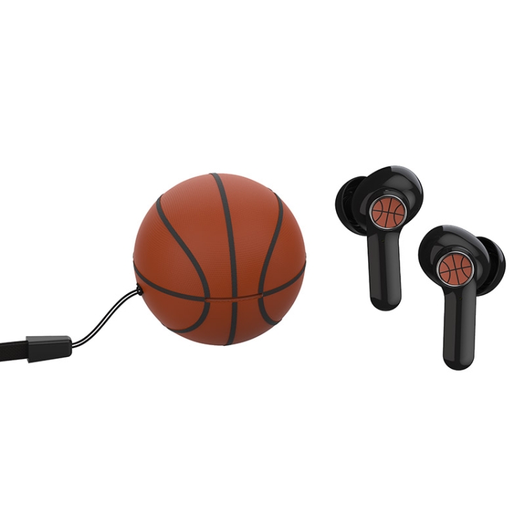 

JYP-LR01 TWS Bluetooth 5.1 Spherical Sports Noise-Cancelling Headphone(Basketball)