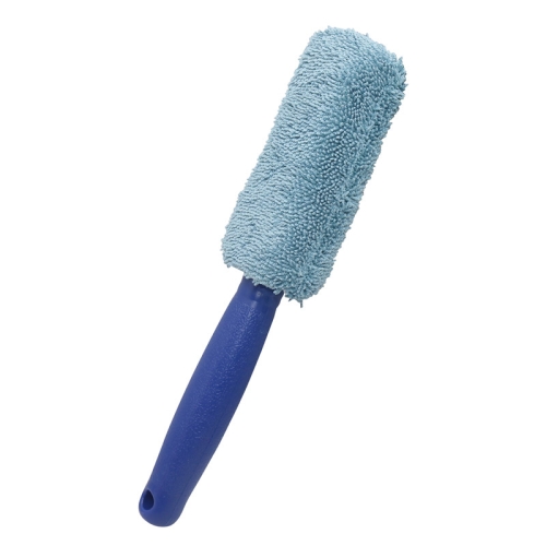 

4 PCS Fiber Long Shank Tire Brush(Blue)