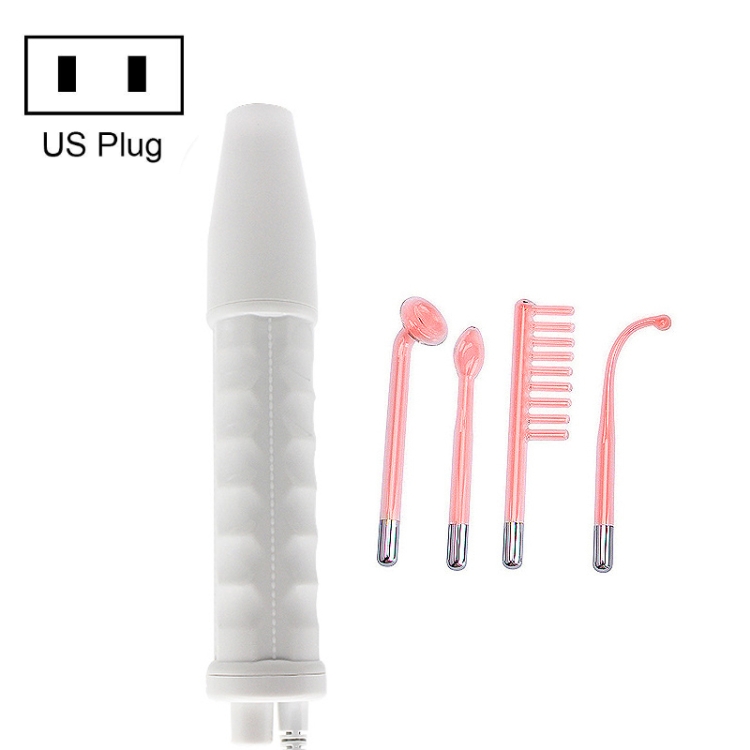 

10W High-Frequency Electrotherapy Instrument Beauty Instrument With 4 Tube Red Light(US Plug)