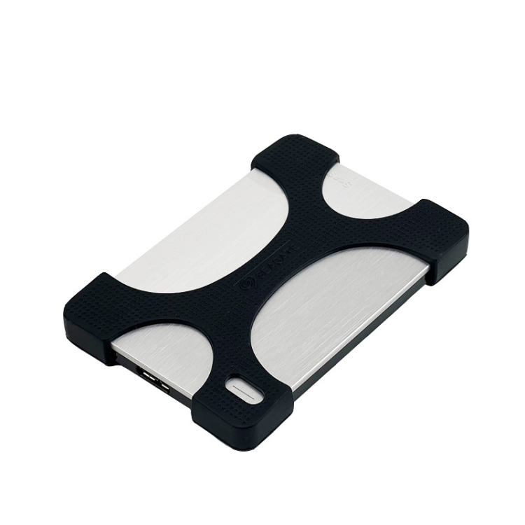

2 PCS Mobile Hard Drive Silicone Protective Case For Seagate1 / 2T (Black)