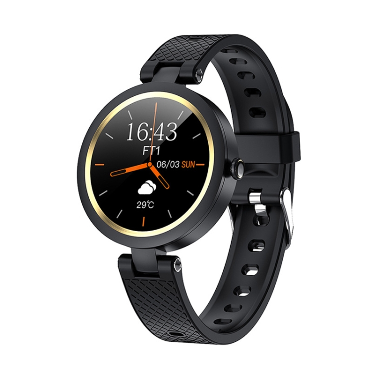 

P10 Heart Rate Temperature Monitoring Smart Watch(Black)