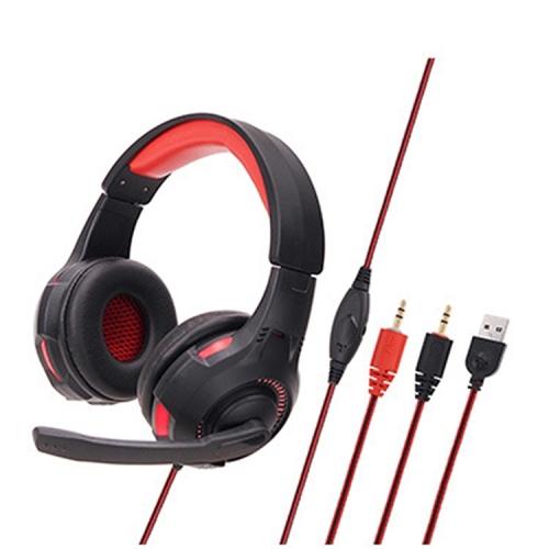 

Soyto SY885MV Luminous Gaming Computer Headset For PC (Black Red)