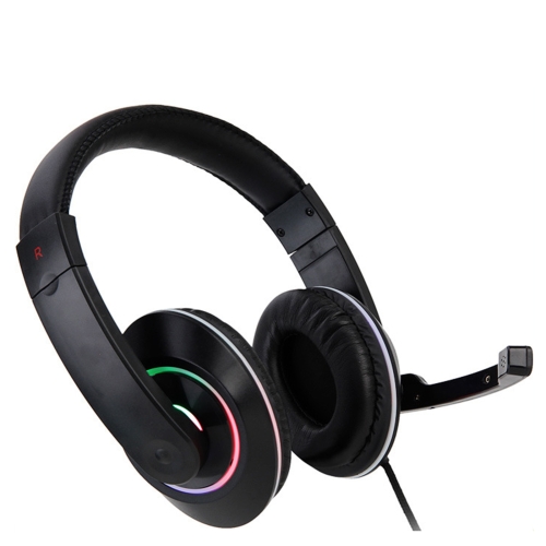 Soyto SY722 Static RGB Colorful Gaming Headset(Black)
