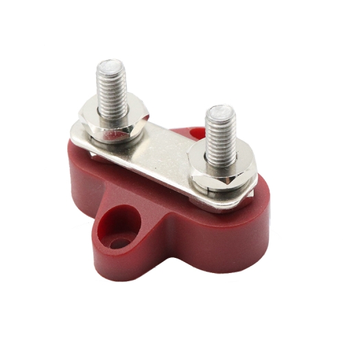 

Double Terminal Block Spiral Fixed Wire Connector, Color: M6 Red