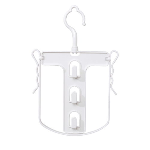 

3 PCS Household Multifunctional Rotating Drying Rack With Hat Clip(White)