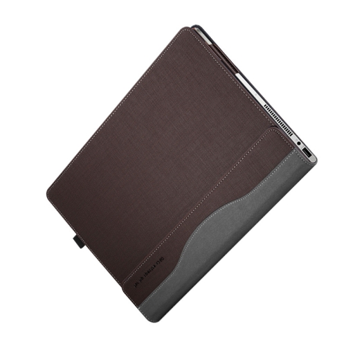 

13.3 inch PU Leather Laptop Protective Case For HP SPECTRE X360(Brown)