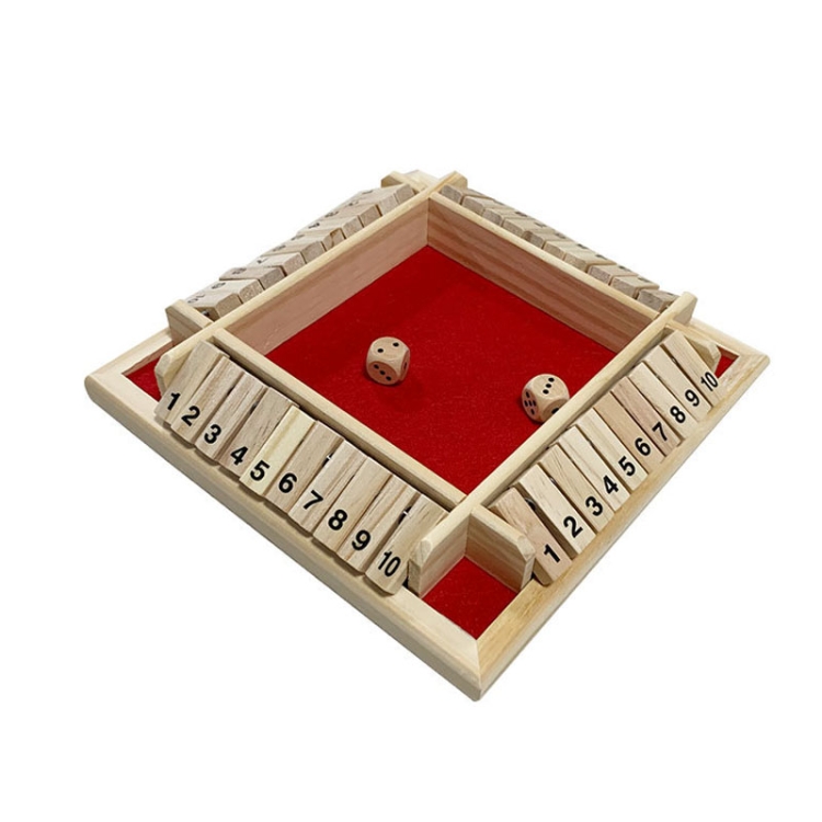 

Parent-Child Four-Sided Flop Board Game, Color: Red Velvet