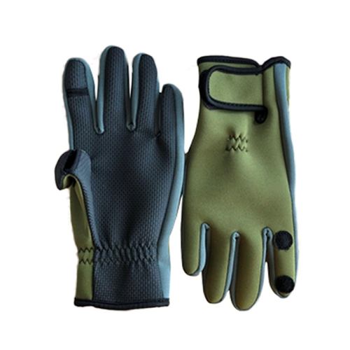 

SKD-1102 Outdoor Bicycle Sports Fishing Gloves, Size: M(Green)