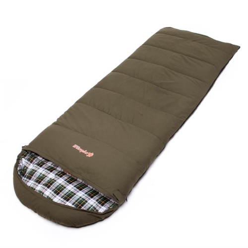 CHANODUG FX 8309 Camping Warm Envelop Style Sleeping Bag Green