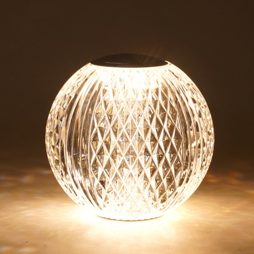 

Crystal Ball Small Table Lamp USB Acrylic Night Light, Specification: MT1 110 x 110mm