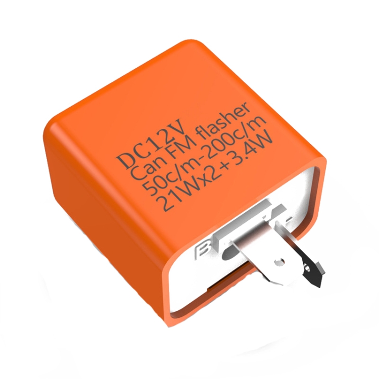 

Motorcycle LED Turn Signal Relay(Fresh Orange)