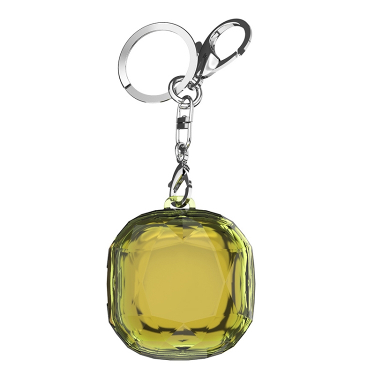 

PC Diamond Pattern Earphone Protective Case For Samsung Galaxy Buds Live / Buds 2 / Buds Pro(Transparent Yellow)
