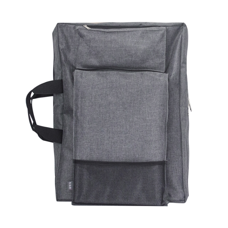 

4K Large Capacity Multifunctional Sketchpad Canvas Bag(Grey)