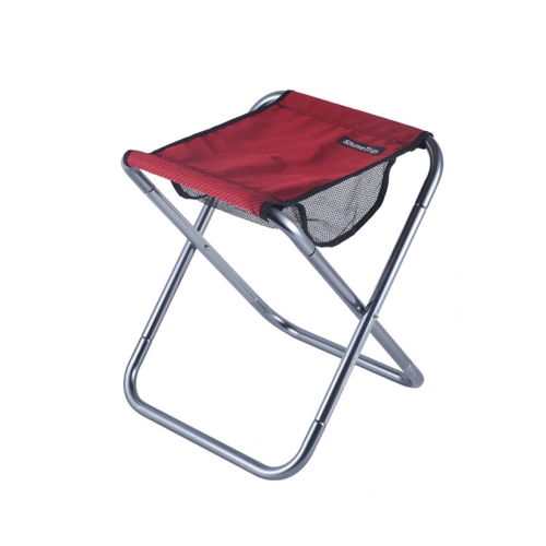 

ShineTrip A238 Large Outdoor Portable Aluminum Alloy Folding Stool(Red)