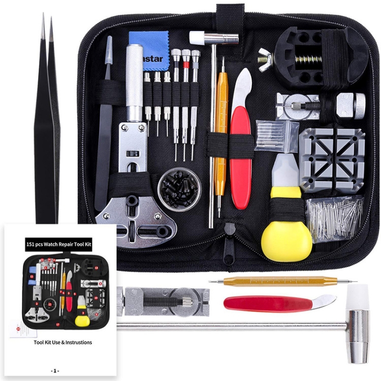 

151 In 1 Watch Repair Tool Bag