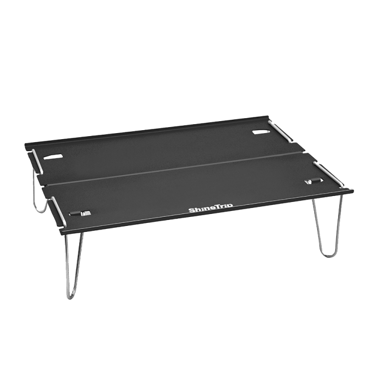 

ShineTrip A297 Outdoor Portable Mini Aluminum Alloy Folding Table(Black)