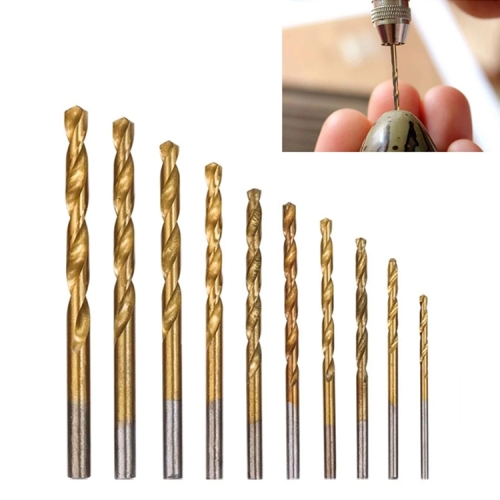 

3 Sets Titanium Drill Aluminum Slloy Hand Drill Punch