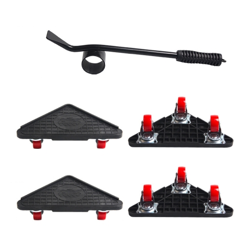 

BJQ0001 Hardware Tools Heavy Object Mover, Style: Rubber Wheel Triangle Tank Type