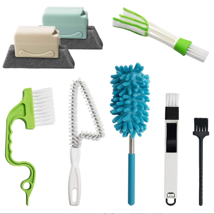 

8 PCS / Set Groove Window Sill Cleaning Brush